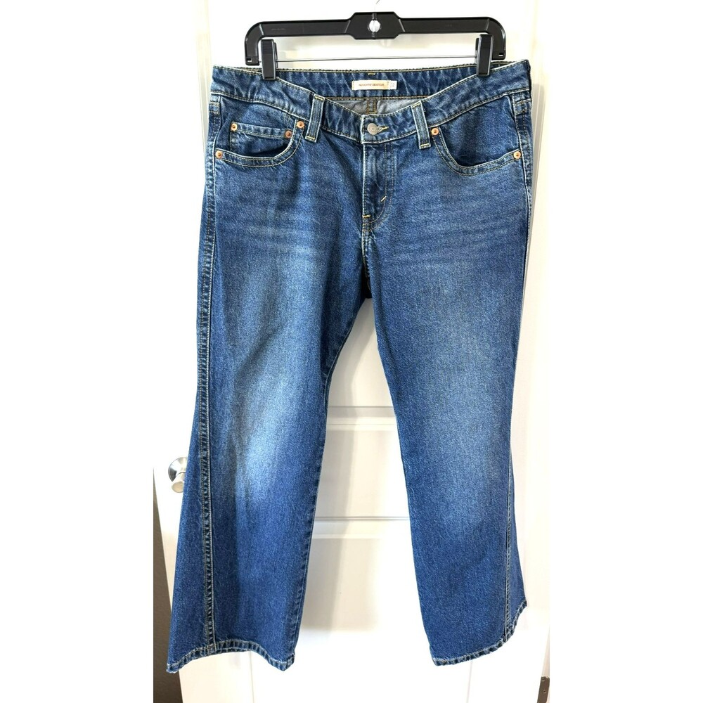 Levis Premium Denim Noughties Bootcut Med Blue Denim Jeans Womens sz W32 L30